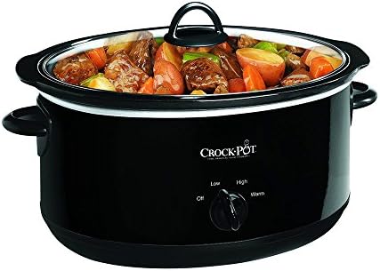 Crock-Pot 8 Quart Manual Slow Cooker – Black Q4J1