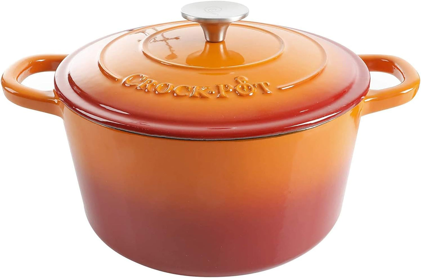 Crock-Pot 3 Quart Enameled Cast Iron Dutch Oven – Aqua 1D6I