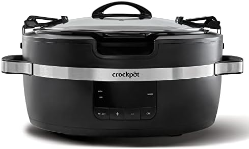 Crock-Pot Thermoshield 6 Quart Slow Cooker with Carry Handles NP1O