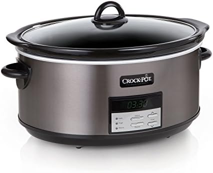 Crock-Pot 8 Quart Programmable Slow Cooker with Auto Warm LJH7