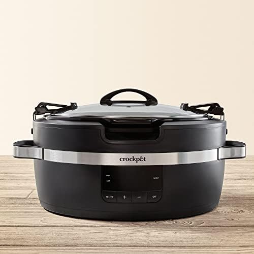 Crock-Pot Thermoshield 6 Quart Slow Cooker with Carry Handles NP1O