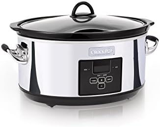 Crock-Pot 7 Quart Programmable Slow Cooker – Polished Platinum SMSF