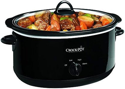 Crock-Pot 8 Quart Manual Slow Cooker – Black Q4J1