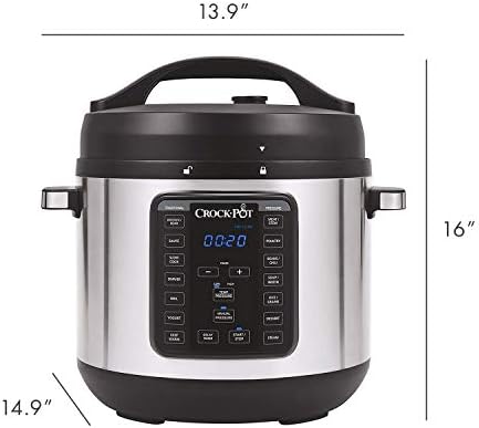 Crock-Pot 8 Quart Express Crock Multi-Use Pressure Cooker ZW6D