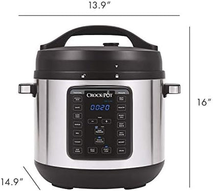Crock-Pot 8 Quart Express Crock Multi-Use Pressure Cooker ZW6D