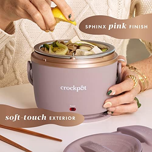 Crock-Pot Electric Lunch Box Food Warmer 20oz – Blush Pink 7T8I