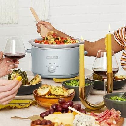 Crock-Pot 4.5 Quart Manual Slow Cooker – Macaroon Blue SMXR