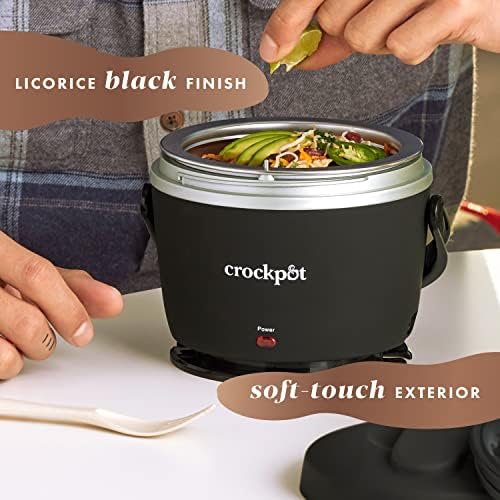 Crock-Pot Electric Lunch Box Food Warmer 20oz – Black 06ZT