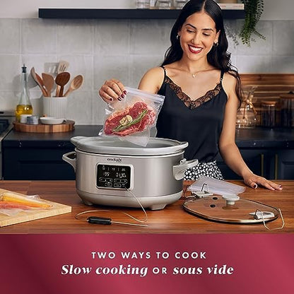 Crock-Pot 7 Quart Programmable Cook & Carry Slow Cooker 6DL6