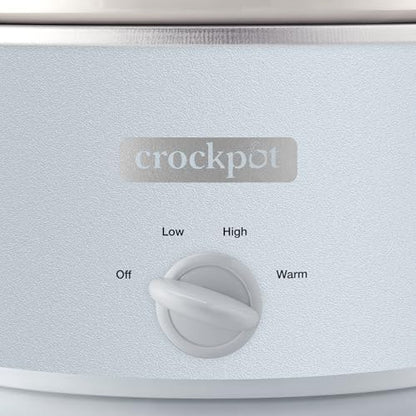 Crock-Pot 4.5 Quart Manual Slow Cooker – Macaroon Blue SMXR