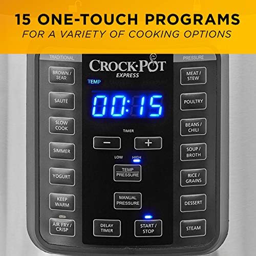 Crock-Pot Express Crisp 8 Quart 10-in-1 Pressure Cooker 79XH