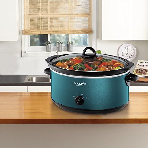 Crock-Pot 7 Quart Manual Slow Cooker – Turquoise URY3