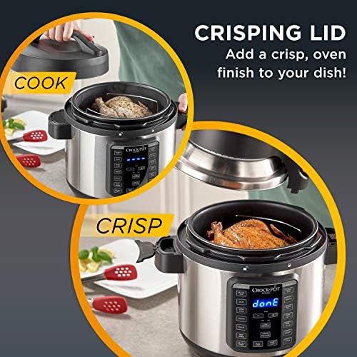 Crock-Pot Express Crisp 8 Quart 10-in-1 Pressure Cooker 79XH