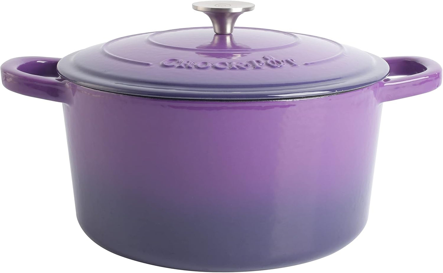 Crock-Pot 3 Quart Enameled Cast Iron Dutch Oven – Aqua 1D6I