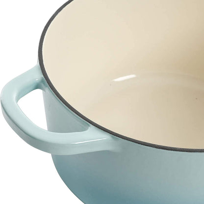 Crock-Pot 3 Quart Enameled Cast Iron Dutch Oven – Aqua 1D6I