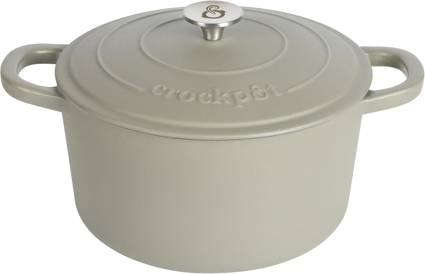 Crock-Pot 3 Quart Enameled Cast Iron Dutch Oven – Aqua 1D6I