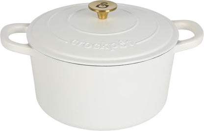 Crock-Pot 3 Quart Enameled Cast Iron Dutch Oven – Aqua 1D6I