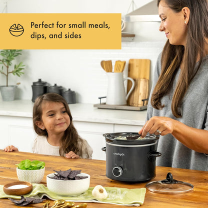Crock-Pot 2 Quart Mini Slow Cooker – Classic Compact Cooker J63P