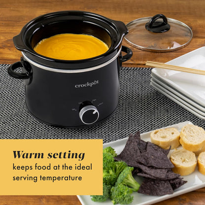 Crock-Pot 2 Quart Mini Slow Cooker – Classic Compact Cooker J63P